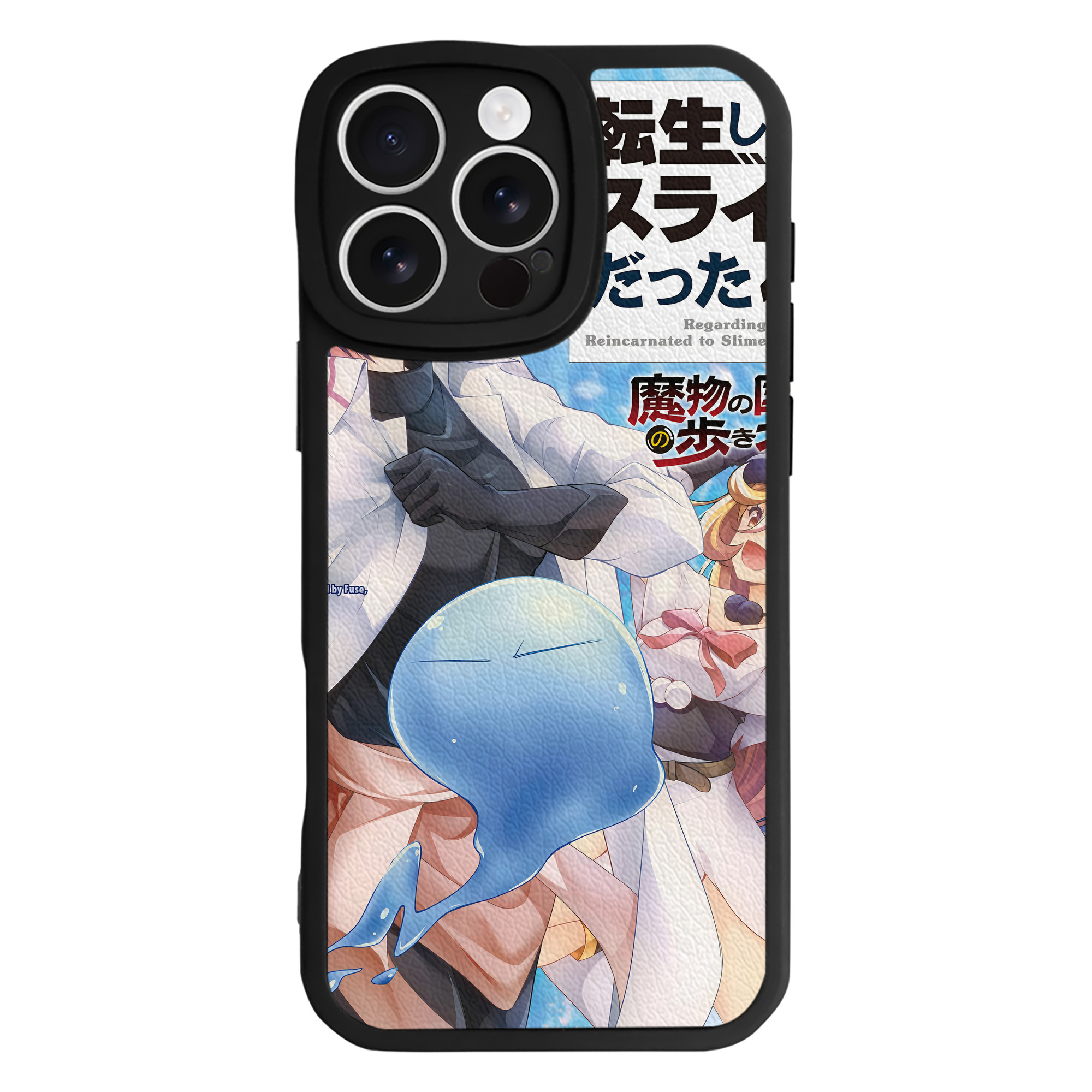 （画像用） 転スラ Regarding Reincarnated to Slime 【iPhone 16シリーズ対応】シリコンスマホケース（レザー調） 材質：シリコン